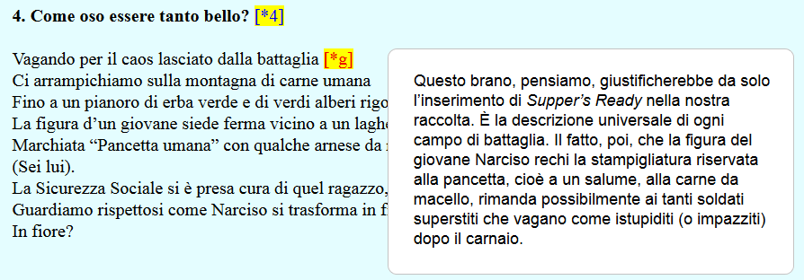 Senza bisogno di spostarsi a piè di pagina…