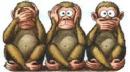 Le tre scimmiette