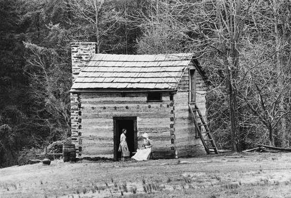 La casa natale di Booker T. Washington a Franklin, Virginia. <br />
Dal 1956 è monumento nazionale.