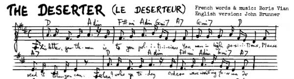 Le déserteur