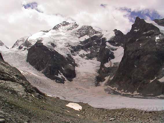 Piz Bernina. Chanton Grischuns, Svizra.