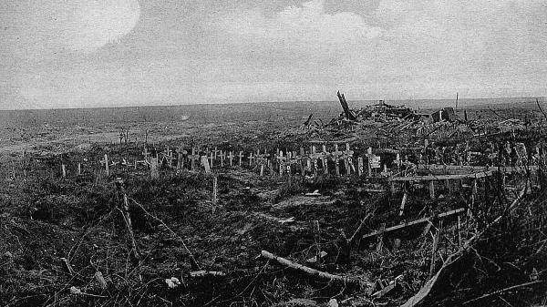 Sepolture di soldati francesi sul Chemin des Dames