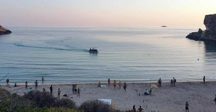 Summer on a spiaggia affollata