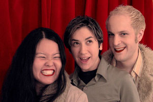 I Girlyman: Doris Muramatsu, Nate Borofsky e Ty Greenstein.