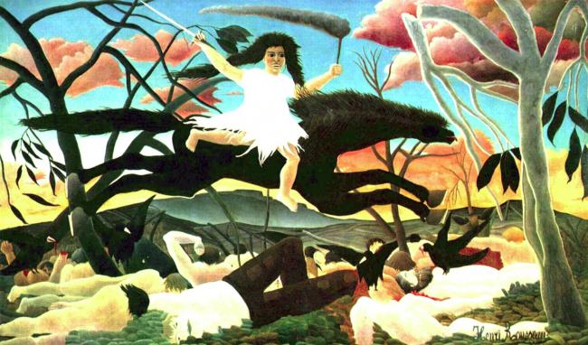 LA GUERRE Henri Rousseau – 1893 