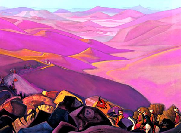 CAMPAGNE DE GENGIS KHAN     <br />
Nicolas Roerich - 1937