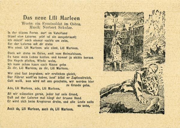 Lili Marleen [Lied eines jungen Wachtpostens]