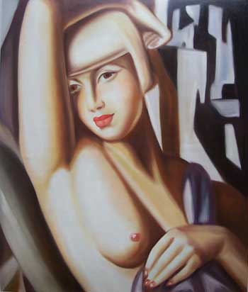 Suzy Solidor in un ritratto di Tamara de Lempicka (1932)