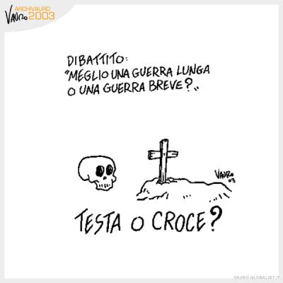 vauro testa o croce